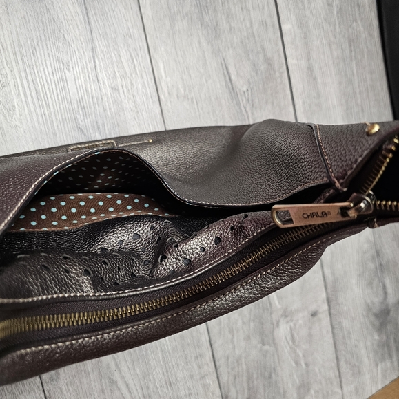 Chala HOBO Pewter Convertible Bag EUC - Picture 8 of 12